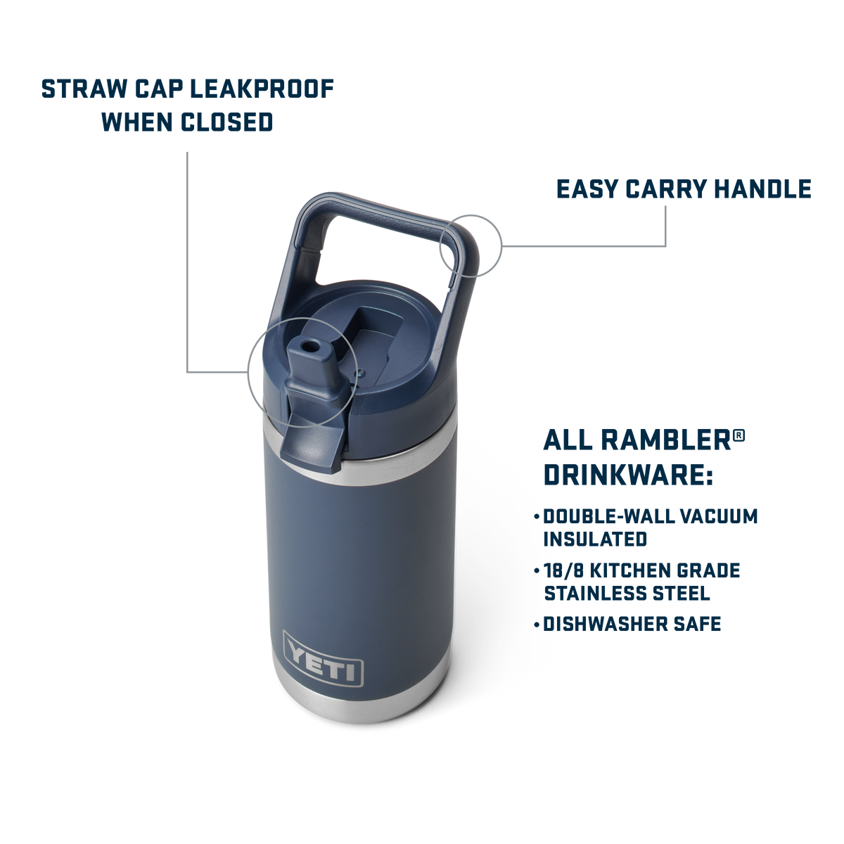Rambler® Jr 12 oz (355 ml) Kids' Bottle