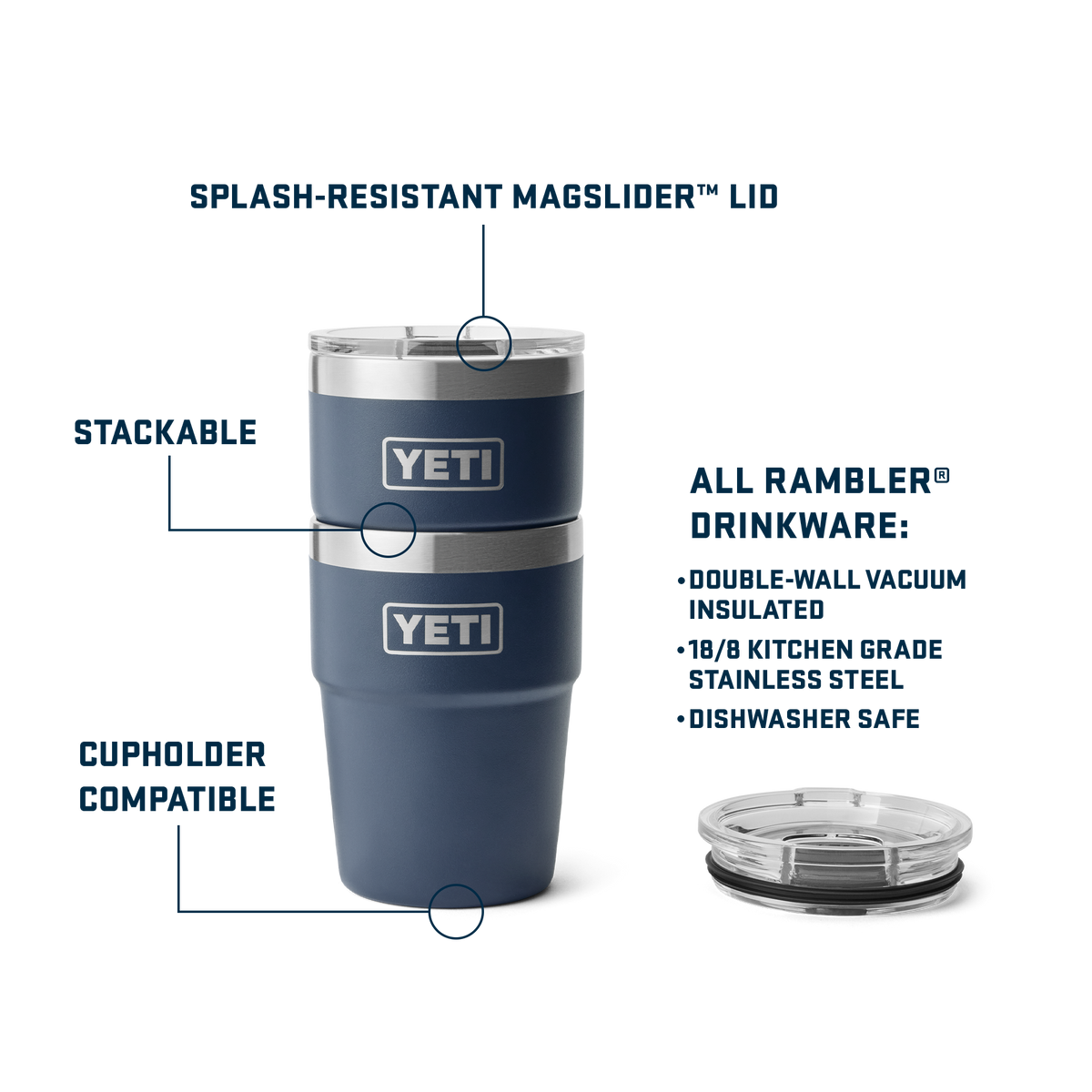 Rambler® 16 oz (473 ml) Stackable Cup