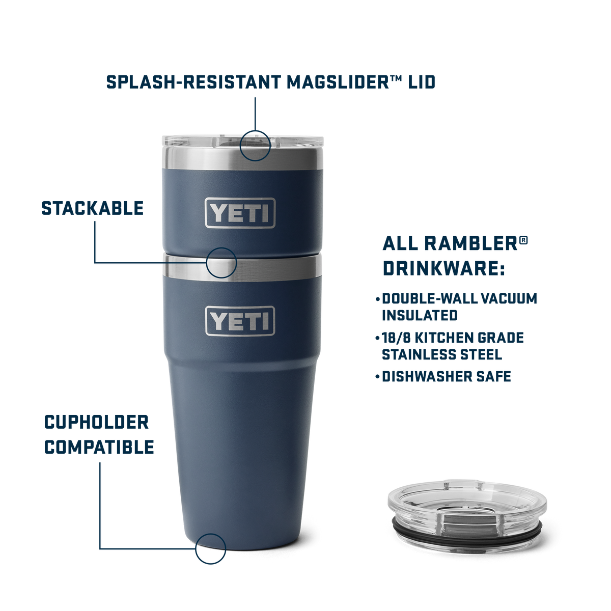 Rambler® 20 oz (591 ml) Stackable Cup