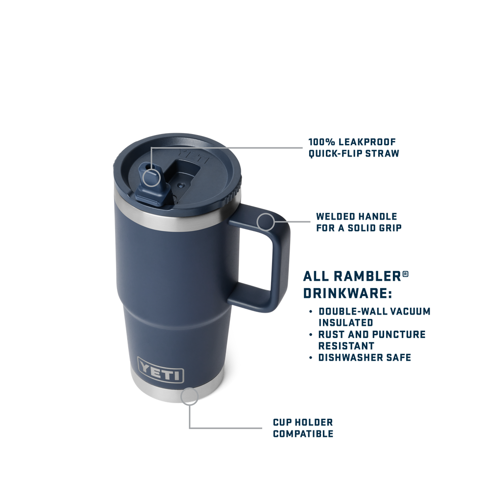 Rambler® 20 oz (591 ml) Travel Straw Mug