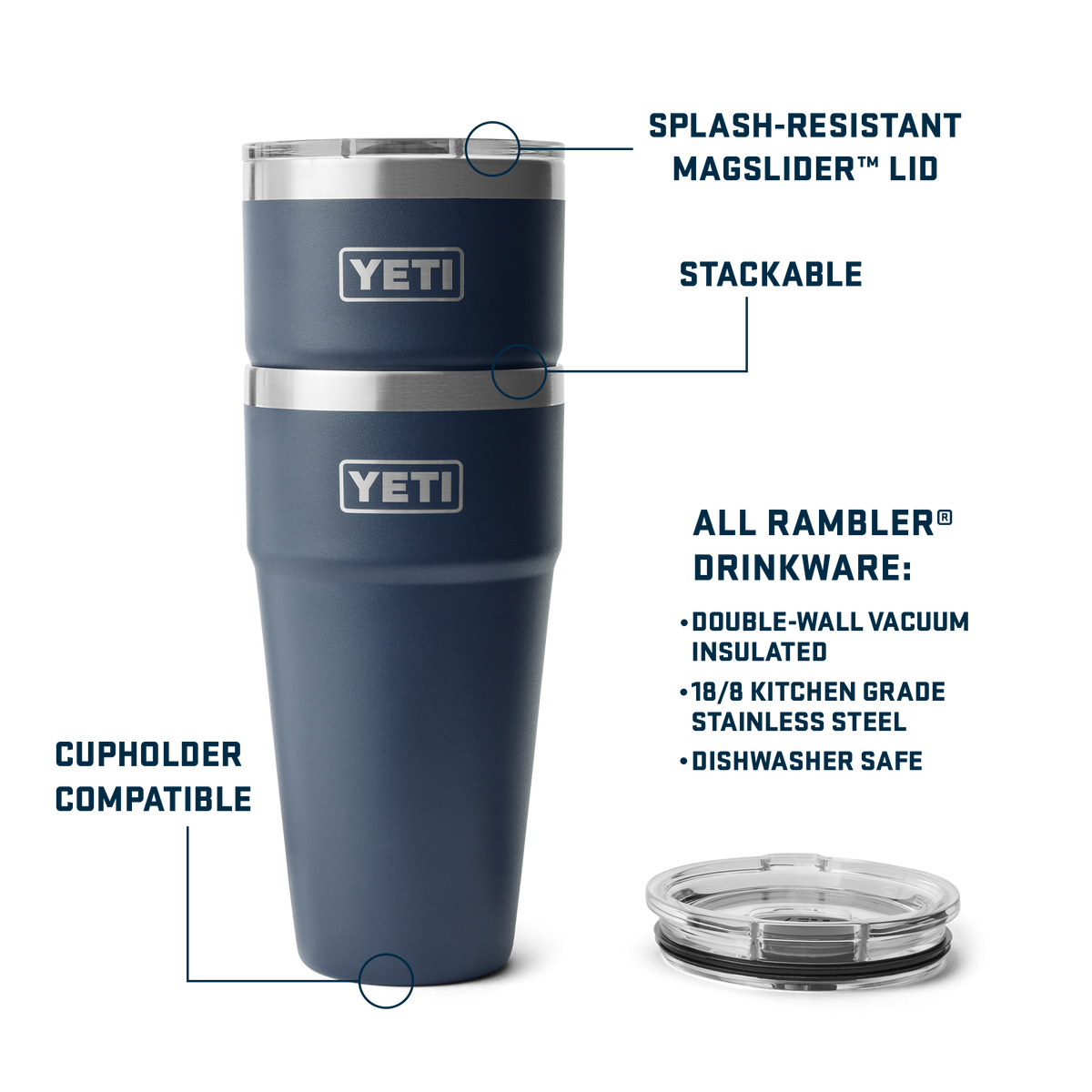 Rambler® 30 oz (887 ml) Stackable Cup