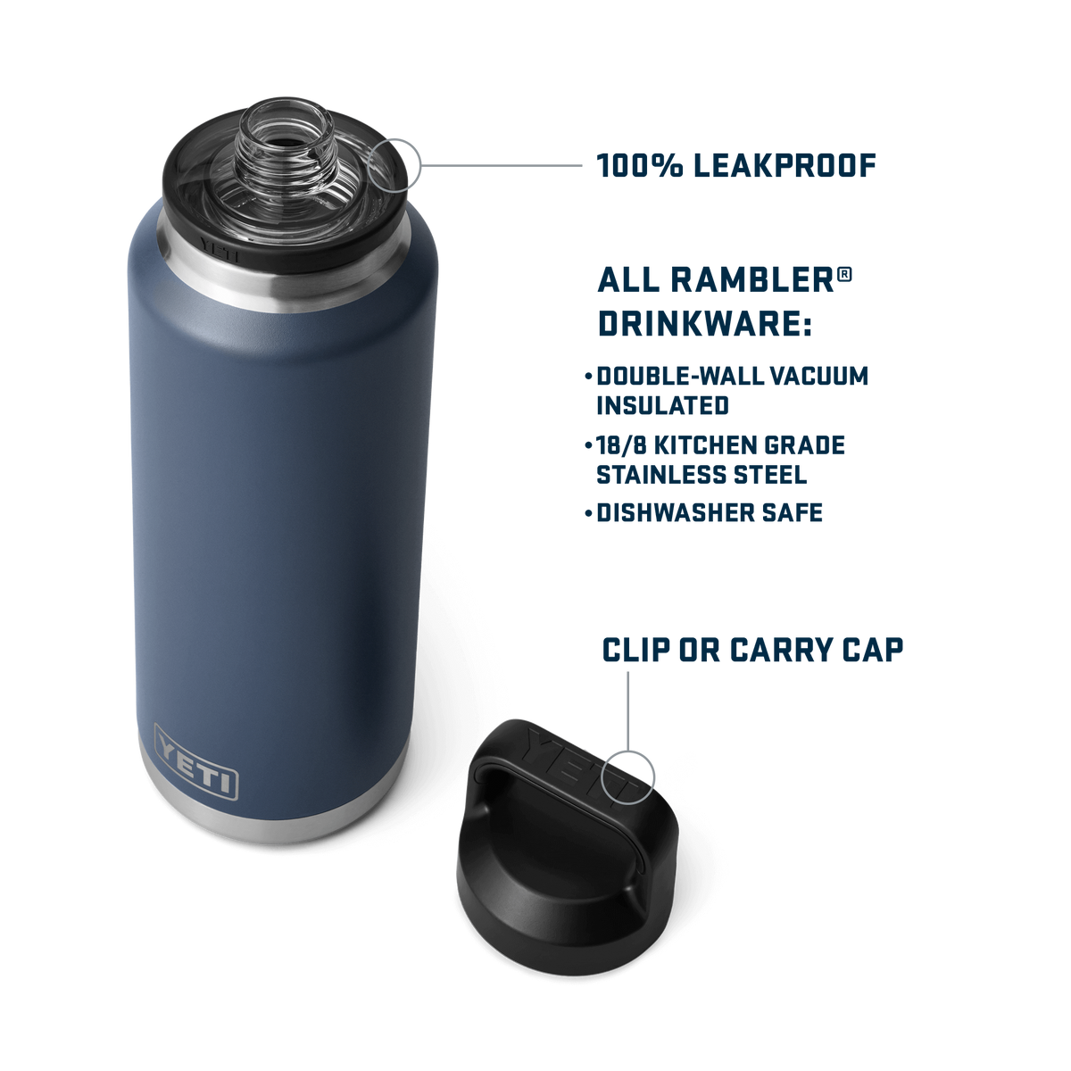 Rambler® 46 oz (1.4 L) Bottle With Chug Cap